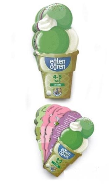 Eğlen Öğren Ice Cream  120 Soru 45 Yaş