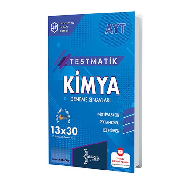 Bilinçsel 2021 AYT Testmatik Kimya Deneme Sınavları