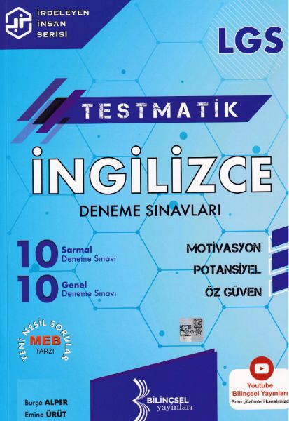 Bilinçsel 2021 LGS Testmatik İngilizce Deneme Sınavları