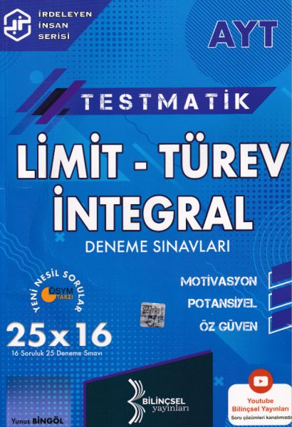 Bilinçsel 2021 AYT Testmatik Limit Türev İntegral Deneme