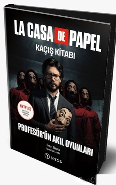 La Case De Papel Kaçış Kitabı  Profesörün Akıl Oyunları Ciltli Maske Hediyeli