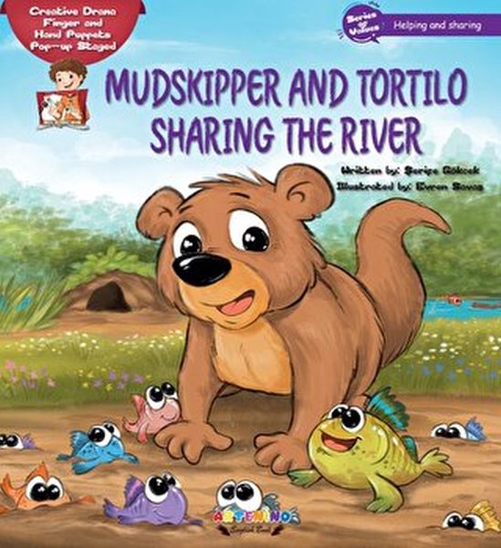 Mudskipper And Tortilo Sharing The River Creative Drama Finger and Hand Puppets Popup Staged