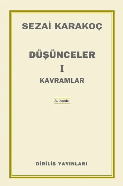 Düşünceler 1  Kavramlar