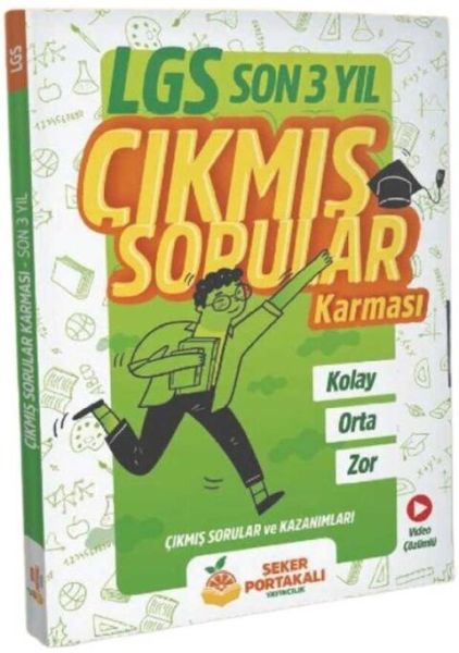 Şeker Portakalı Yayıncılık 8 Sınıf LGS Son 3 Yıl Çıkmış Sorular Karması