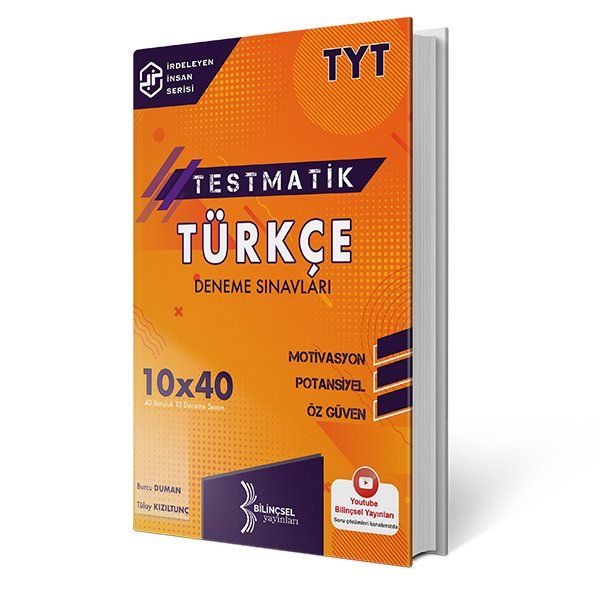 Bilinçsel 2021 TYT Testmatik Türkçe Deneme Sınavları