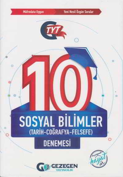 Gezegen TYT Sosyal Bilimler 10 Denemesi Yeni