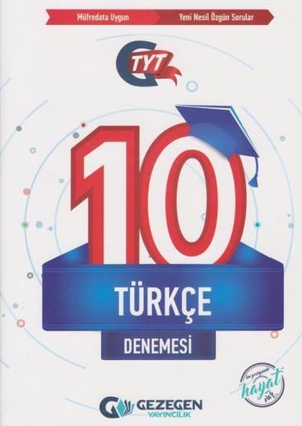 Gezegen TYT Türkçe 10 Denemesi Yeni