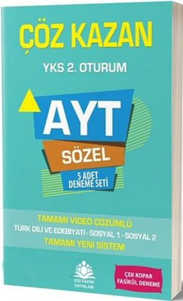 Çöz Kazan AYT Sözel 5 li Deneme Sınavı Yeni