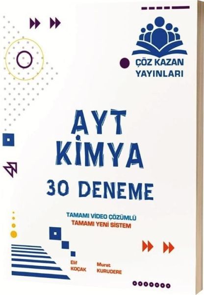 Çöz Kazan AYT Kimya 30 lu Deneme Sınavı Yeni