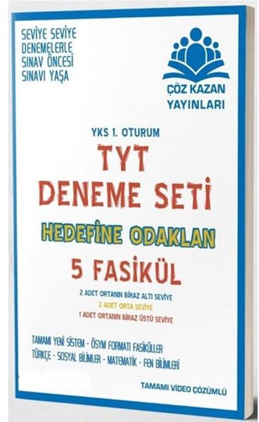 Çöz Kazan TYT 5li Deneme Sınavı Yeni