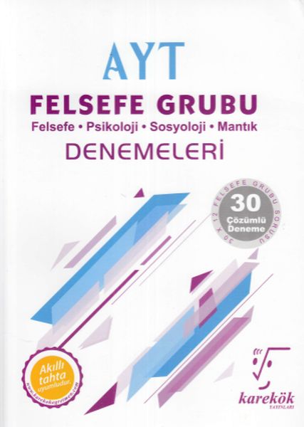 Karekök AYT Felsefe Grubu Denemeleri Yeni