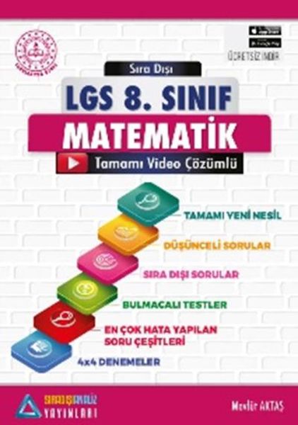 Sıradışı Analiz LGS 8 Sınıf Matematik Video Çözümlü Soru Bankası Yeni