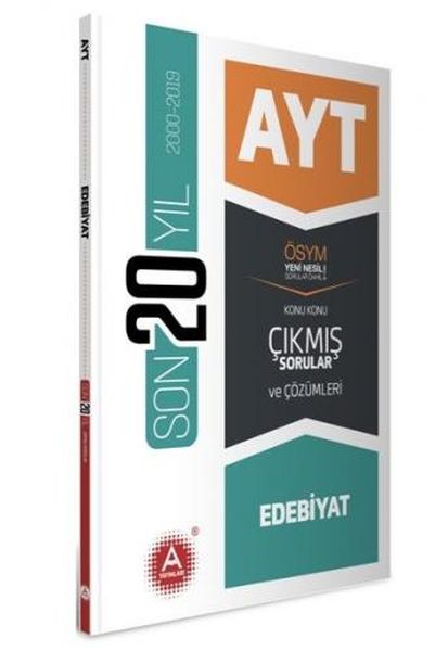 A Yayınları AYT Edebiyat Son 20 Yıl Konu Konu Çıkmış Sorular Yeni