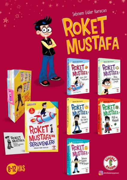 Roket Mustafa’nın Serüvenleri Seti 5 Kitap Takım