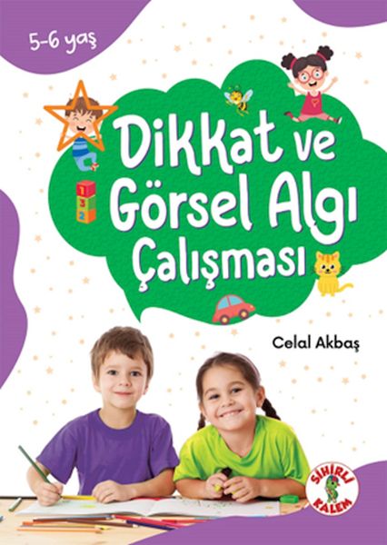 Dikkat Odaklı Etkinlik Kitabı Dikkat ve Görsel Algı Çalışması  56 Yaş