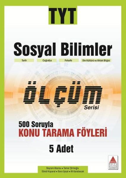 Delta TYT Sosyal Bilimler Konu Tarama Fasikülleri Ölçüm Serisi Yeni