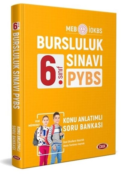 Data 6 Sınıf PYBS Bursluluk Sınavı Konu Anlatımlı Soru Bankası