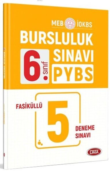 Data 6 Sınıf PYBS Bursluluk Sınavı Fasiküllü 5 Deneme Sınavı