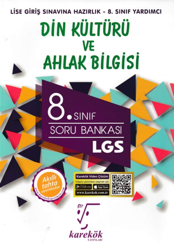 Karekök 8 Sınıf LGS Din Kültürü ve Ahlak Bilgisi Soru Bankası Akıllı Tahta Uyumludur Yeni