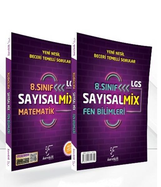 Karekök 8 Sınıf LGS Sayısalmix Matematik  Fen Bilimleri Yeni