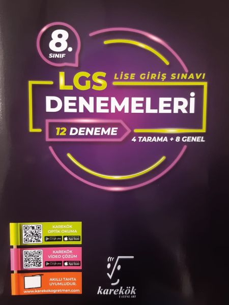 Karekök LGS 8Sınıf 12 li Deneme Yeni