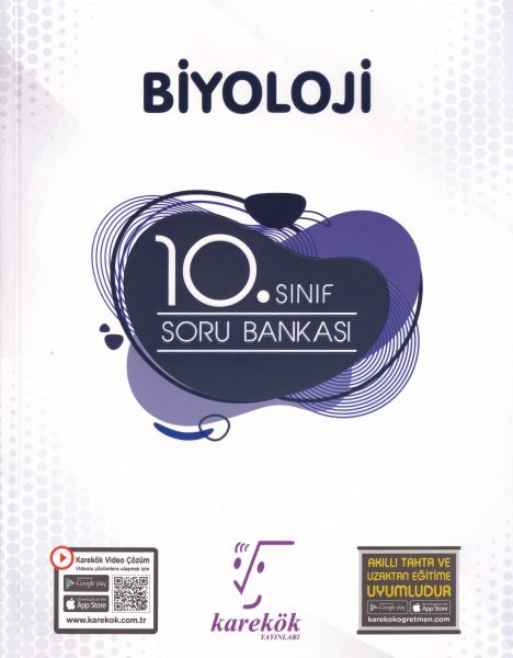 Karekök 10 Sınıf Biyoloji Soru Bankası Yeni