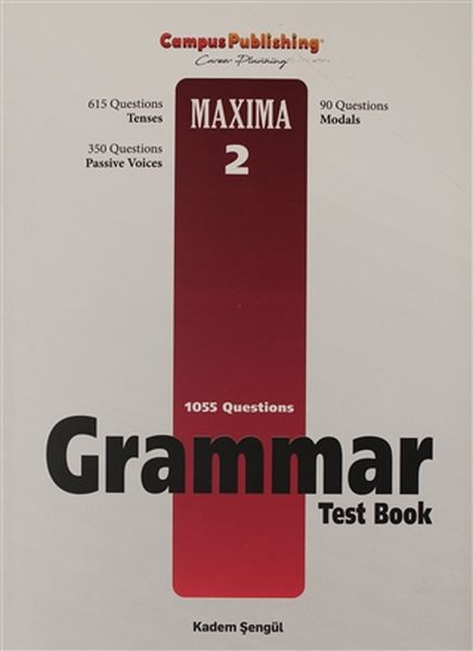 Grammar Test Book  Maxima 2