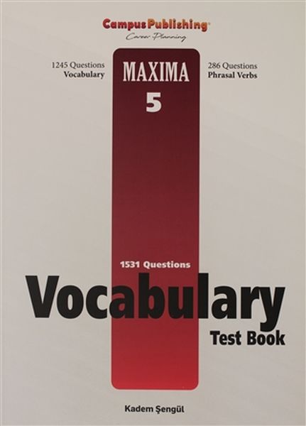 Vocabulary Test Book  Maxima 5