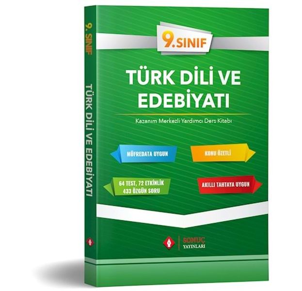 Sonuç 9 Sınıf Türk Dili Edebiyatı Yardımcı Ders Kitabı 20192020 Yeni