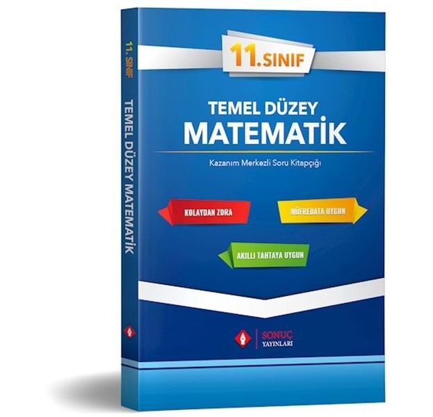 Sonuç 11 Sınıf Temel Düzey Matematik Tek Kitap 20192020 Yeni