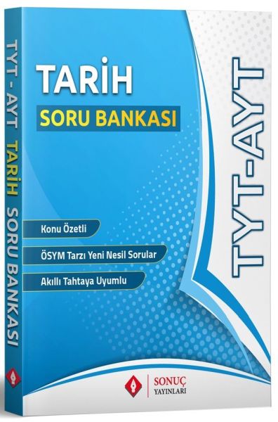 Sonuç TYT AYT Tarih Soru Bankası 20192020 Yeni