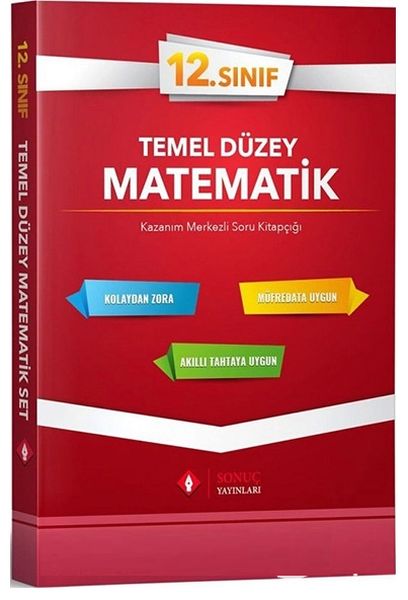 Sonuç 12 Sınıf Matematik Temel Düzey Soru Bankası