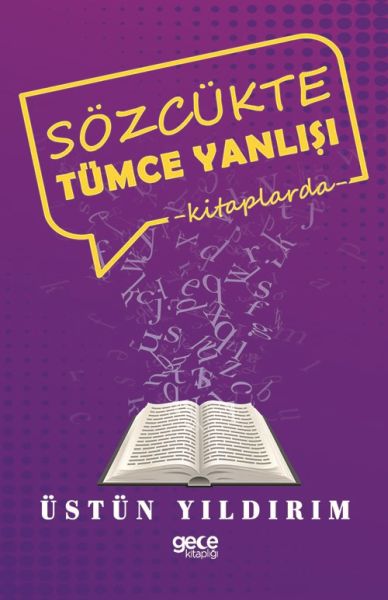 Sözcükte Tümce Yanlışı  Kitaplarda