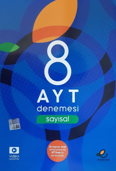 Endemik AYT Sayısal 8 Denemesi Yeni