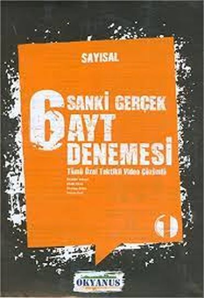 AYT Sanki Gerçek Sayısal 6lı Deneme Sınavı