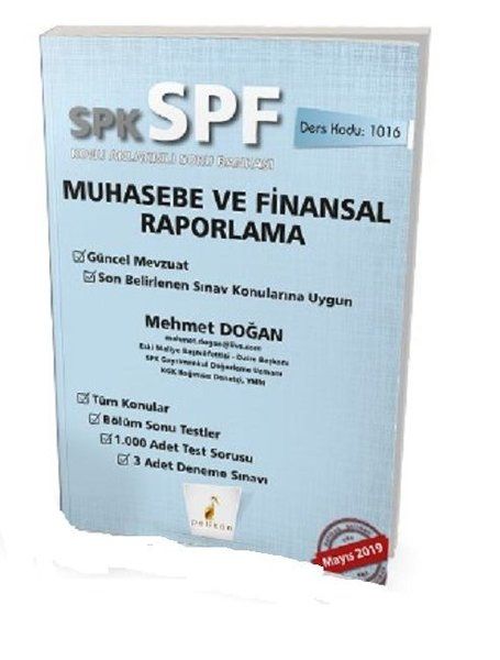 SPKSPF Muhasebe ve Finansal Raporlama Konu Anlatımlı Soru Bankası