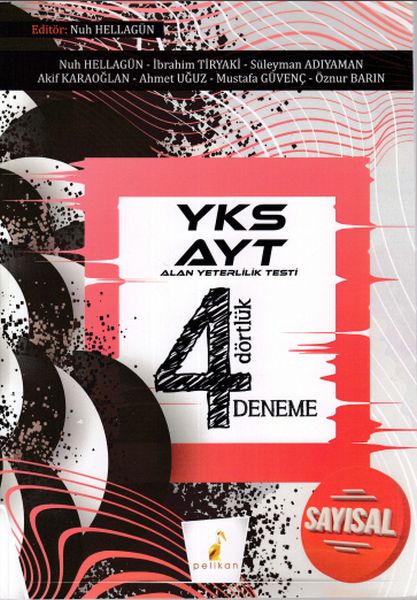 Pelikan YKS AYT Sayısal 4 Dörtlük 4 Deneme Sınavı