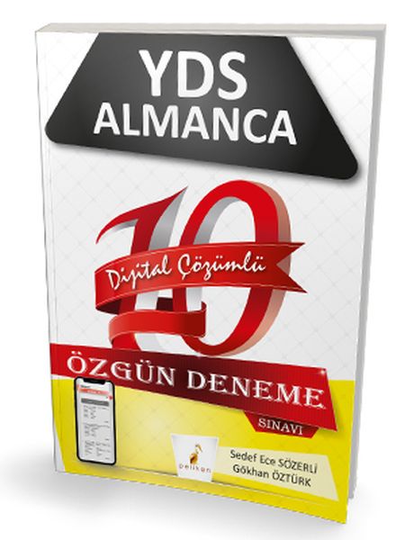 Pelikan  YDS Almanca Dijital Çözümlü Çek Kopart 10 Özgün Deneme Sınavı