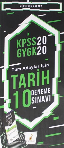 Pelikan KPSS 2020 GYGK  Tüm Adaylar İçin Tarih 10 Deneme Sınavı Yeni