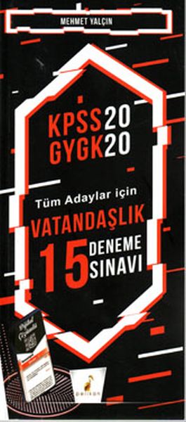 Pelikan KPSS 2020 GYGK  Tüm Adaylar İçin Vatandaşlık 15 Deneme Sınavı Yeni