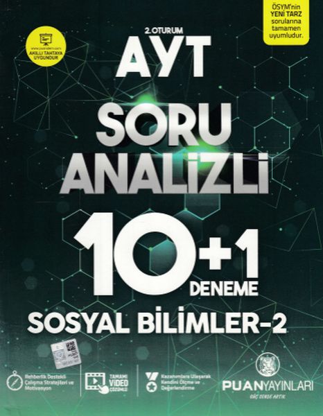 Puan AYT 2 Oturum Soru Analizli 10+1 Deneme Sosyal Bilimler2