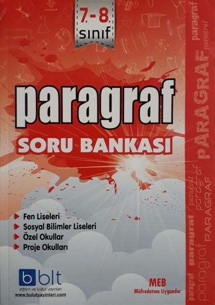 Bulut 7  8 Sınıf Paragraf Soru Bankası