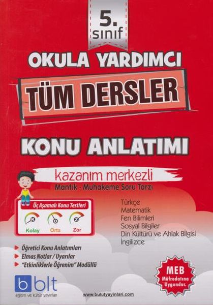 Bulut Eğitim 5 Sınıf Tüm Dersler Konu Anlatımlı Yeni