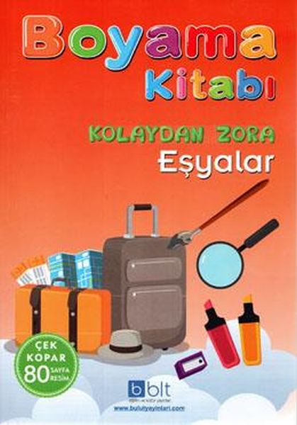 Kolaydan Zora Boyama Kitabı Eşyalar