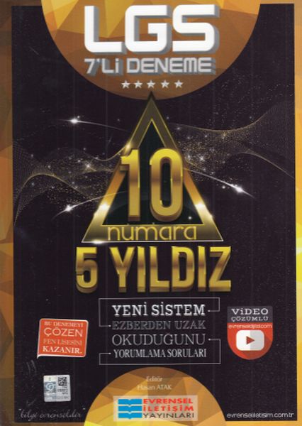 Evrensel LGS 7li Deneme 10 Numara 5 Yıldız Yeni