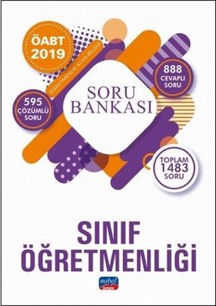 Nobel 2019 ÖABT Sınıf Öğretmenliği Soru Bankası Yeni