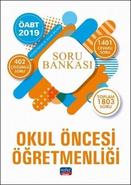 Nobel 2019 ÖABT Okul Öncesi Öğretmenliği  Soru Bankası Yeni