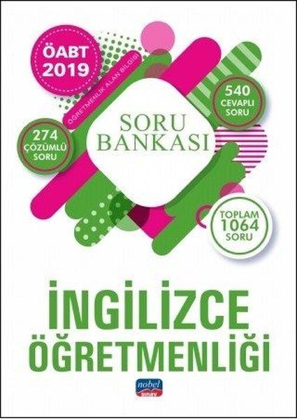 Nobel 2019 ÖABT İngilizce Öğretmenliği Soru Bankası Yeni