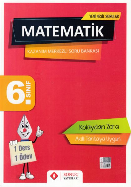 Sonuç 6 Sınıf Matematik Kazanım Merkezli Soru Bankası Seti