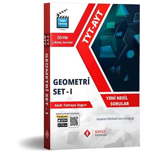 Sonuç TYT  AYT Geometri Set 1 ÖSYM Çıkmış Sorular Yeni